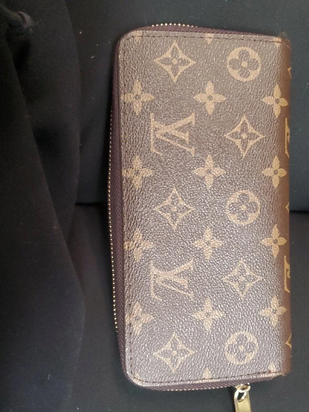 Louis Vuitton Brown Monogram Zip-Around Wallet